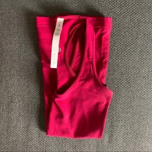 lululemon cool racerback size 2 red bumble berry